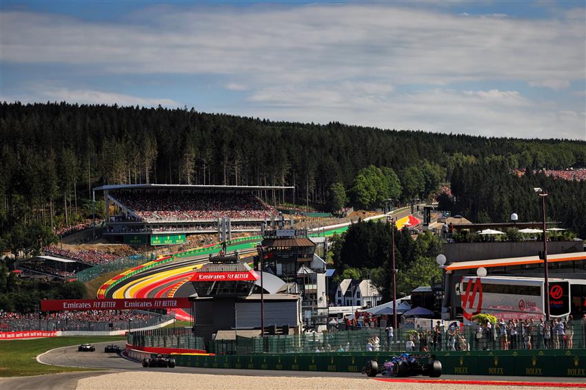 Belgian Circuit de Spa-Francorchamps  track